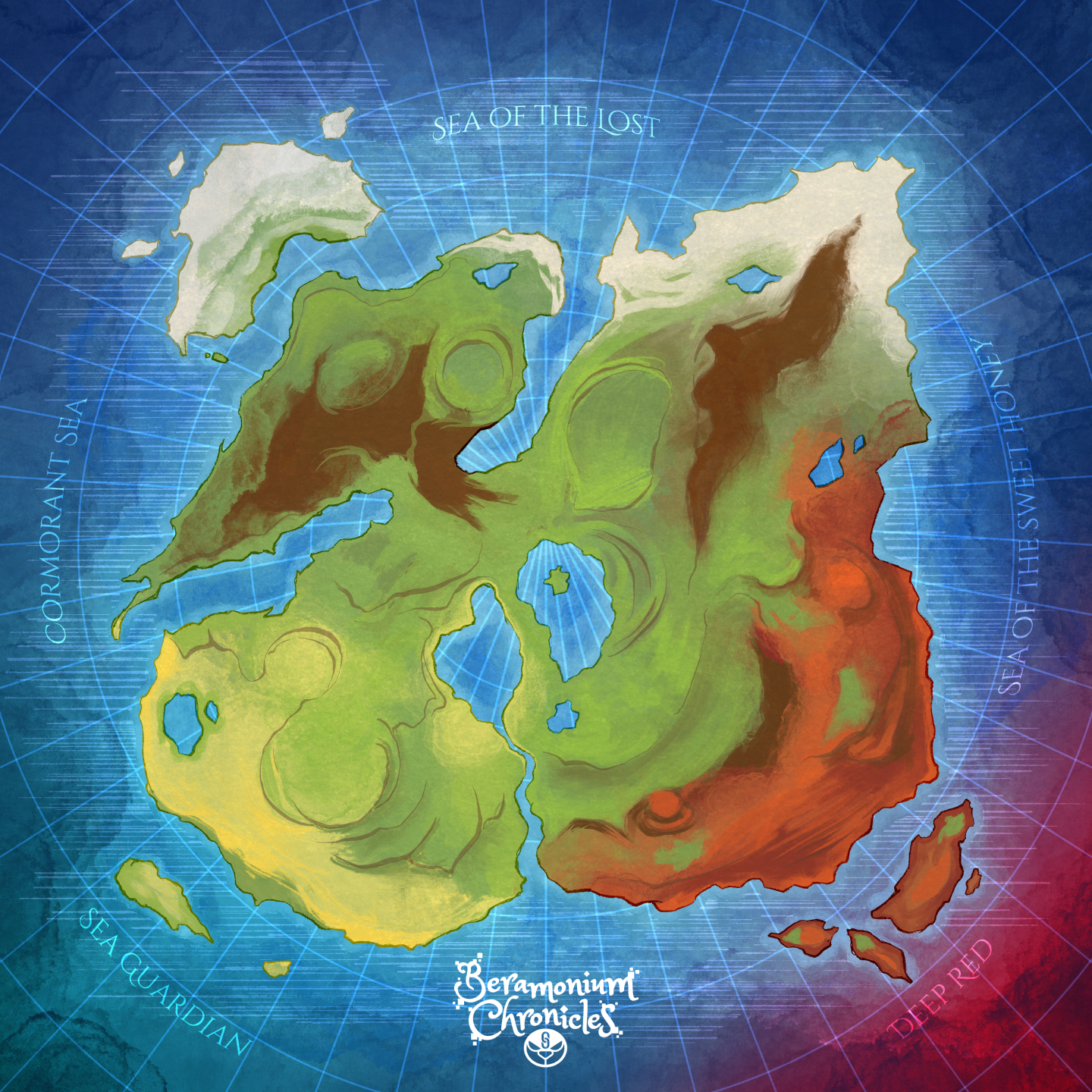 Lands of Beramonia - Interactive World Map